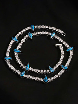 Thesupermade Hip Hop Collarbone Chain Necklace - 2221 