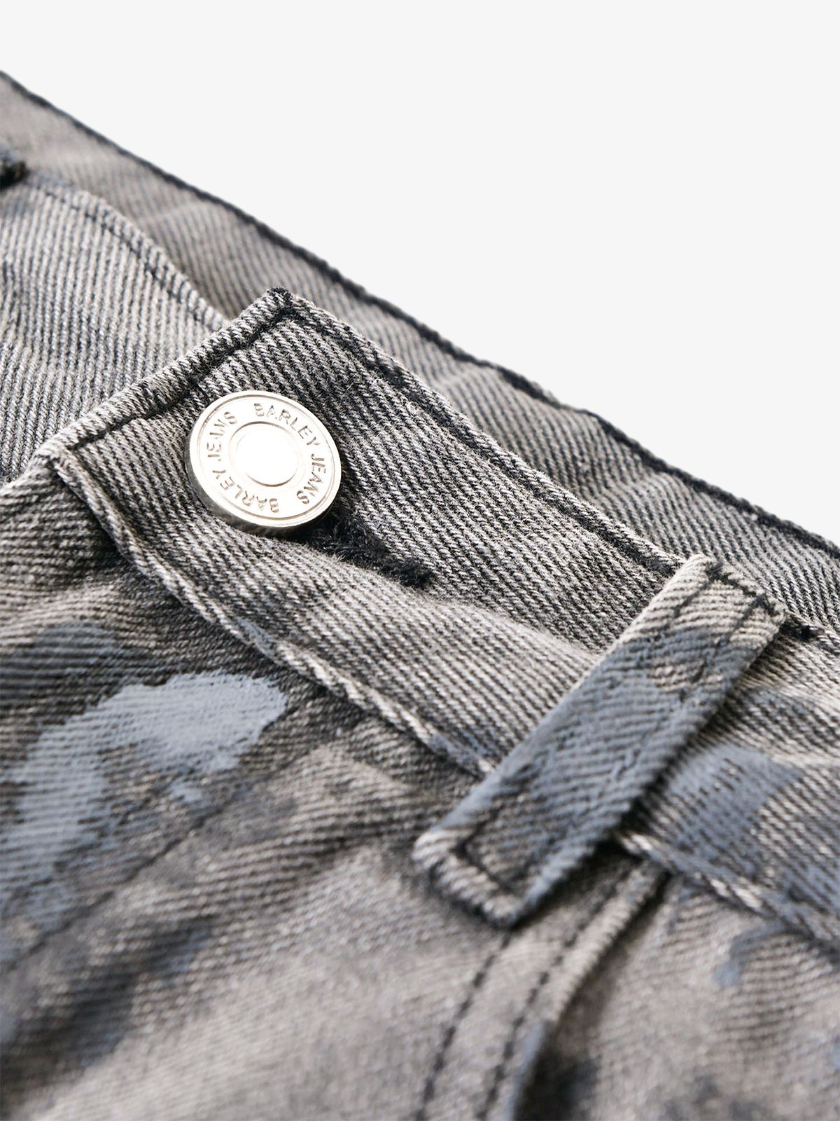 Thesupermade High Street Hip Hop Distressed Washed Jeans 