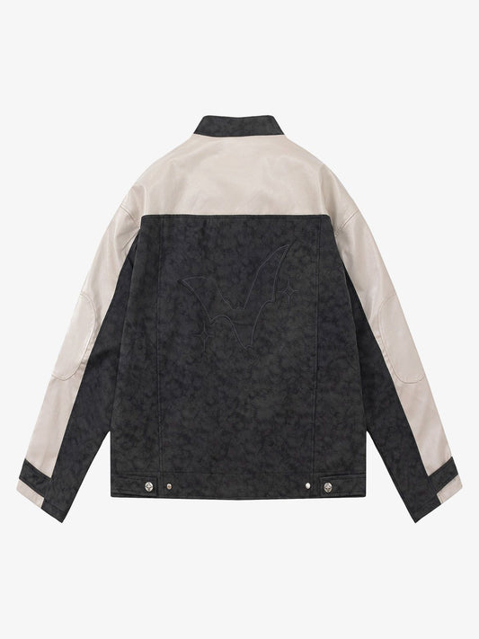 Matte PU Moto Leather Jacket 