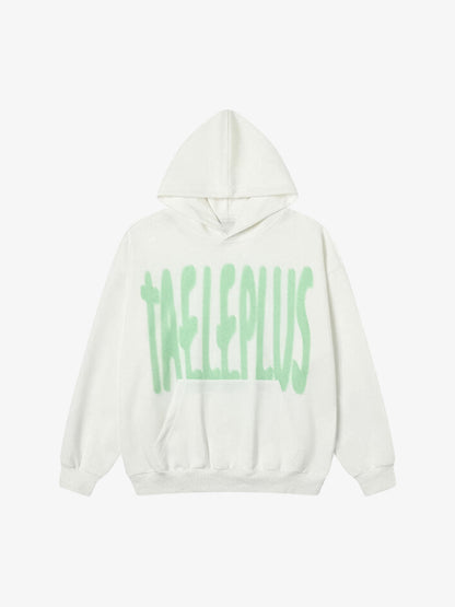 Street Graffiti Letter Print Hoodie 