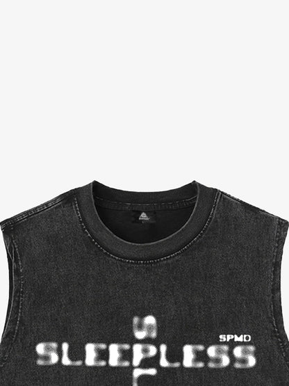 Orginal Phantom Letter Cross Print Vest 