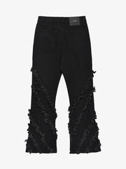 Thesupermade Vintage Rough Edge Flared Jeans - 1721 