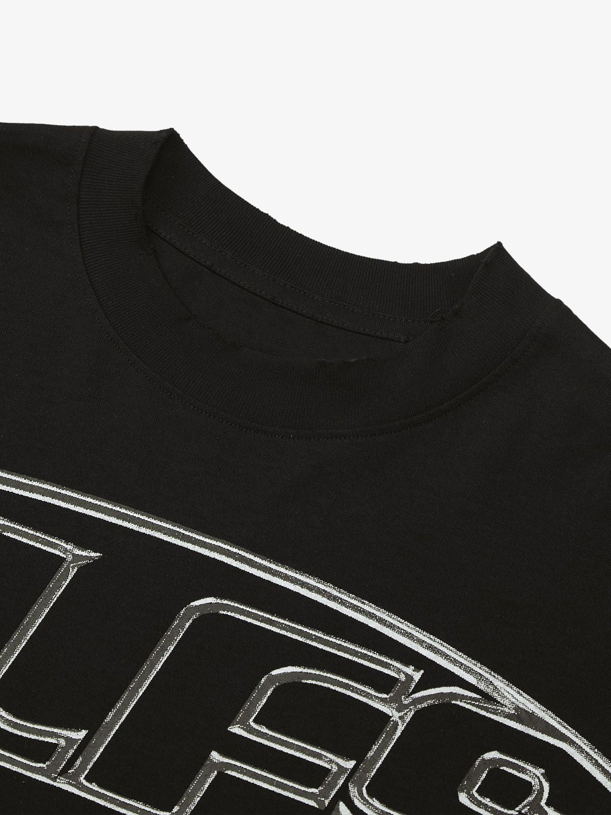 Thesupermade High Street Letter Print Short-sleeved T-shirt 