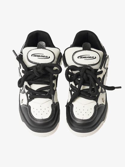 Contrast Color Star Chucky Sneakers 