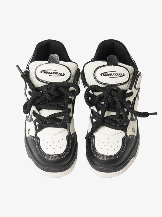 Contrast Color Star Chucky Sneakers 