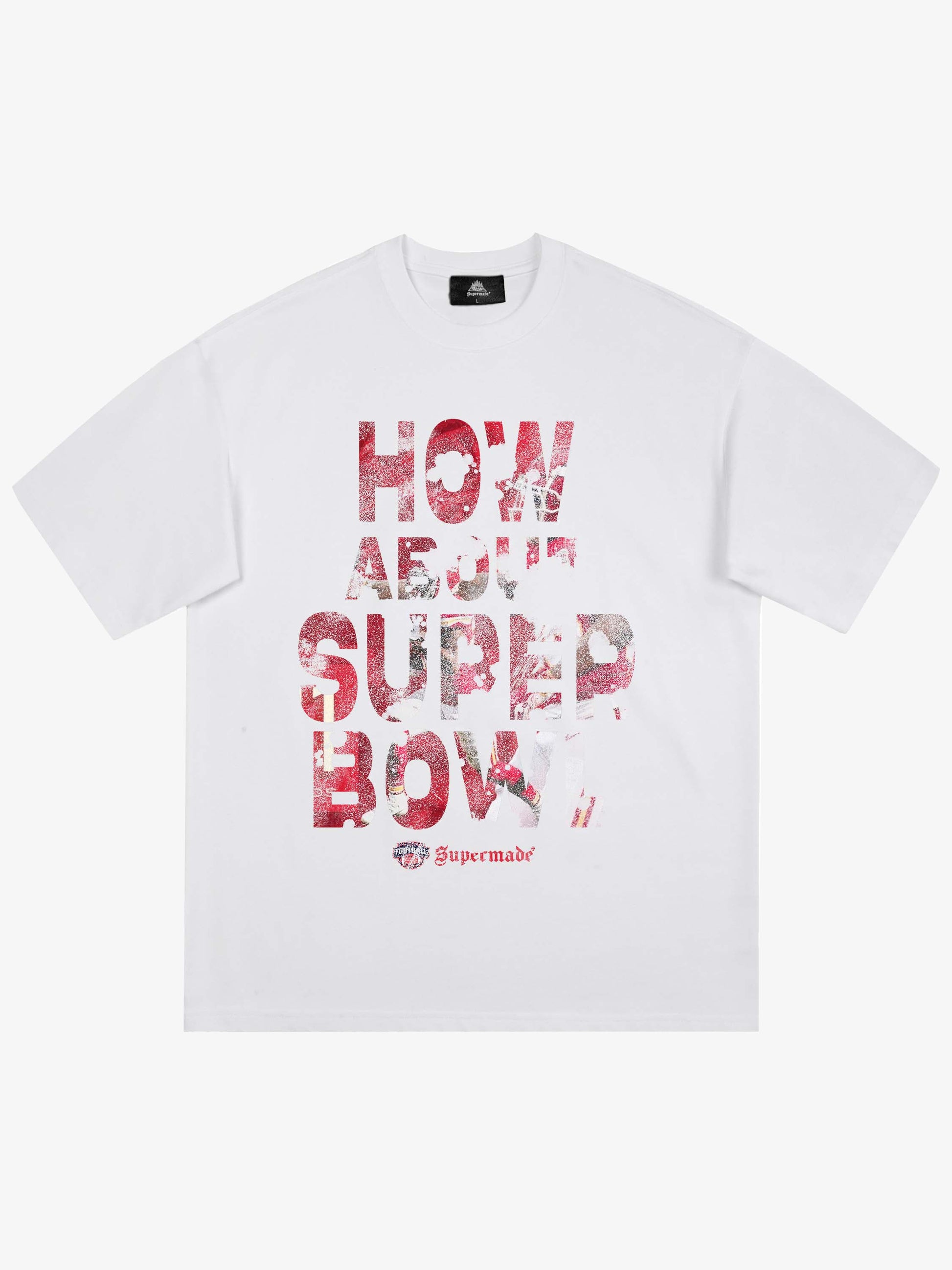 Original Distressed Letters Super Bowl Football Game T-shirt - 2308 