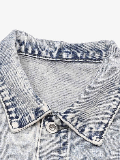 Thesupermade Thorn Embroidered Denim Jacket 