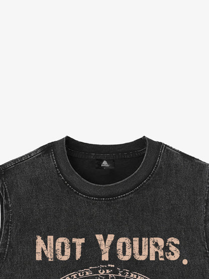 Original Printed Distressed Graphic Tank Top 