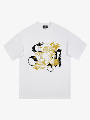 Original Distressed Eagle Graphic T-Shirt 