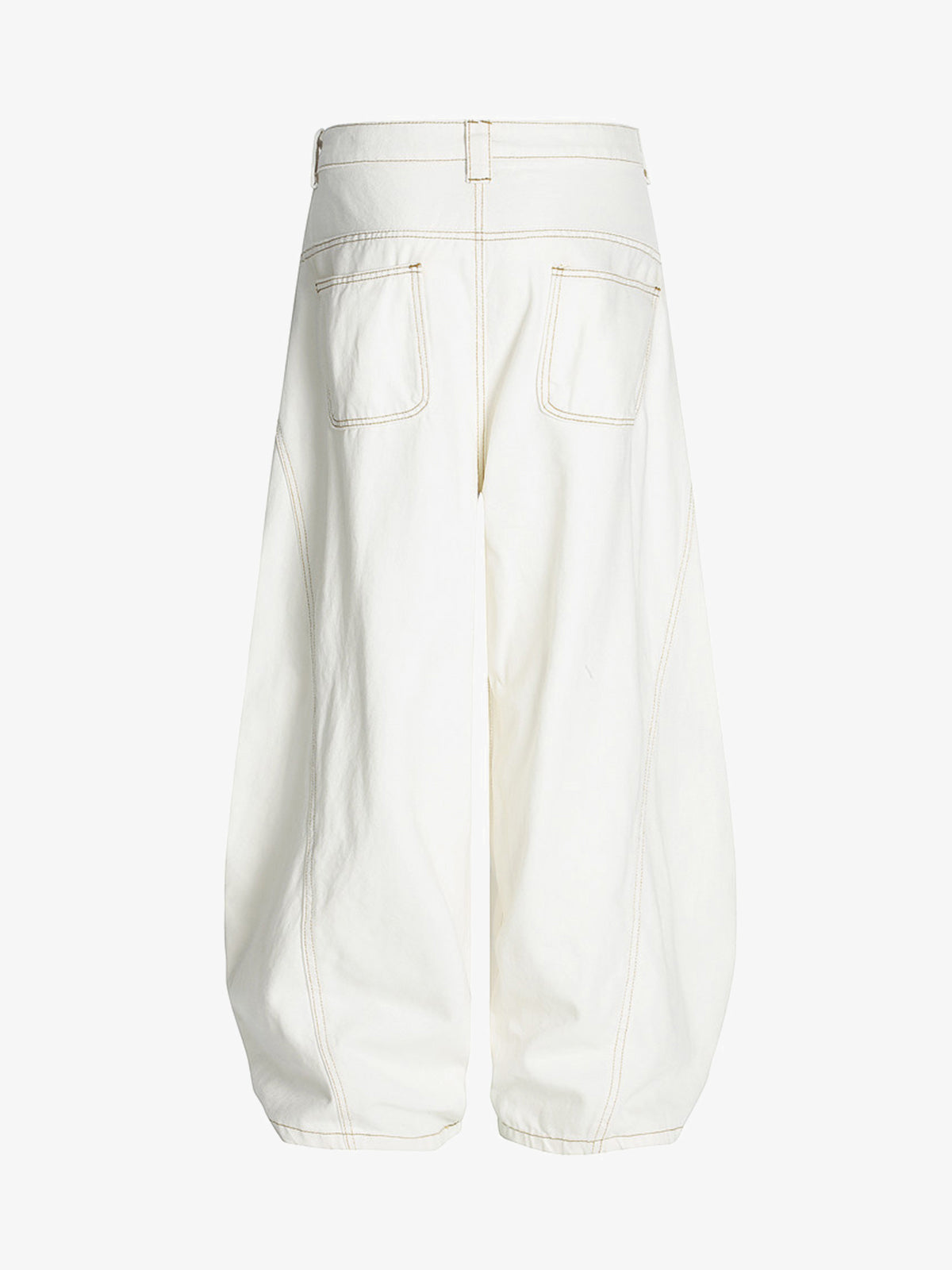 Embroidered Floral Patches Barrel Jeans 