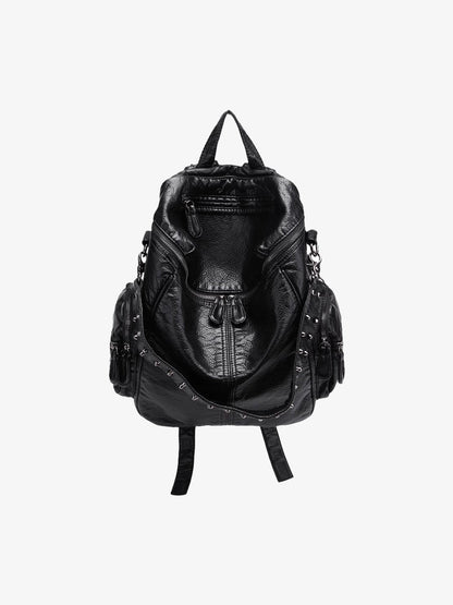 Studded Metallic Backpack - 2527 