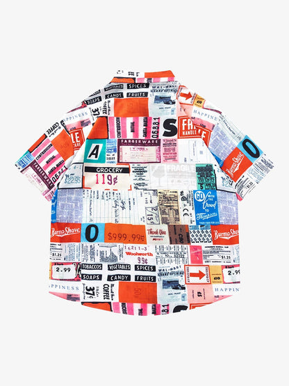 Thesupermade Street Full Printed Short-sleeved Shirts - 2259 