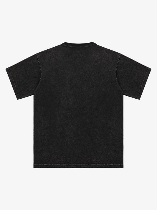 Thesupermade Washed Skull Print T-shirt 