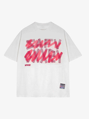 Thesupermade Creative Alphabet Printed T-Shirt 