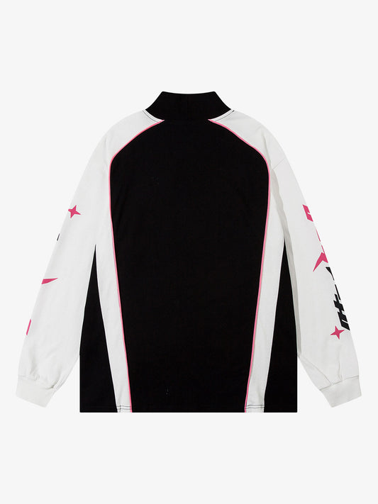 Thesupermade Jersey Long Sleeve Quarter Zip Shirt 