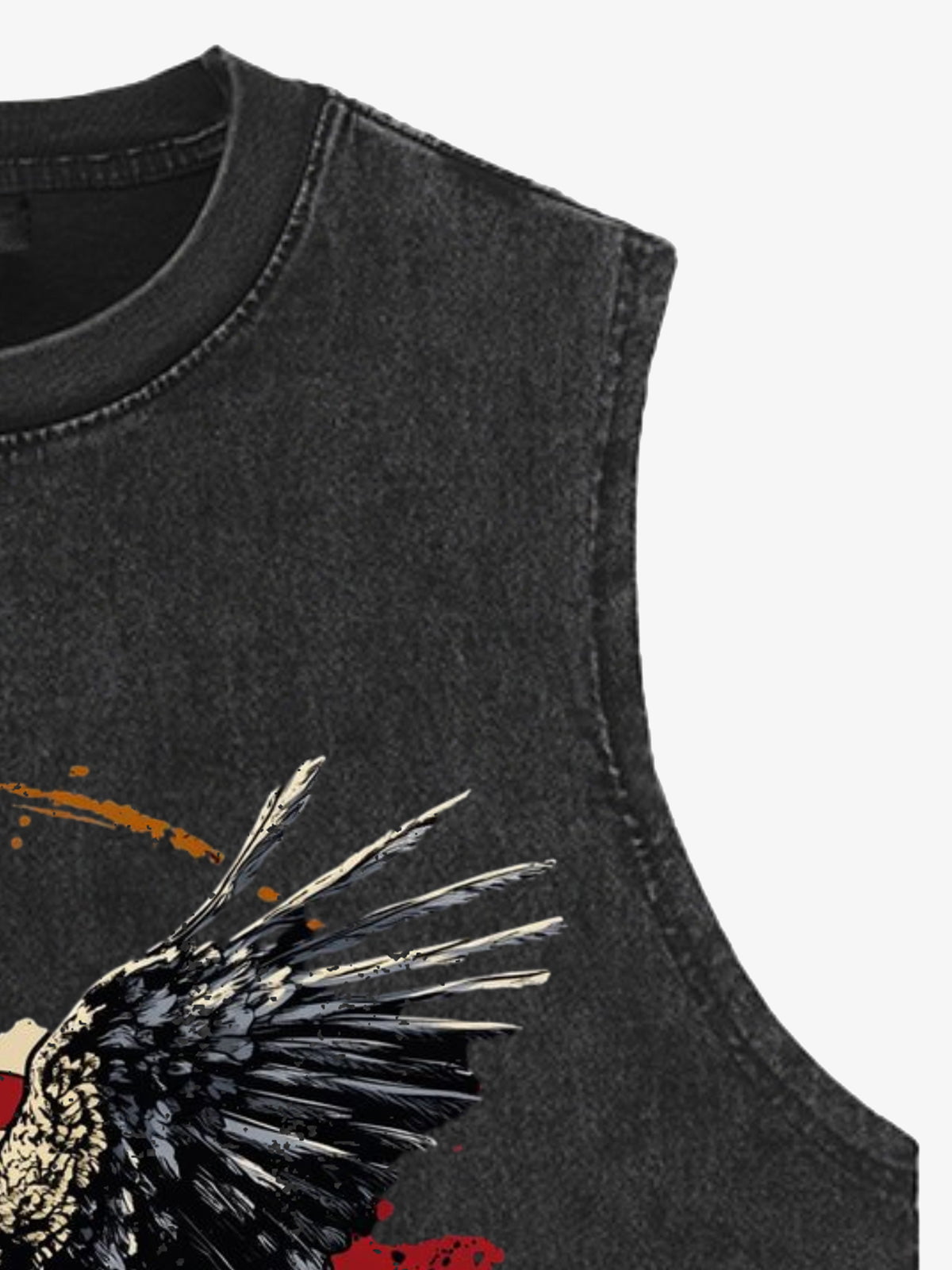 Original Printed Eagle Graphic Tank Top Vest 