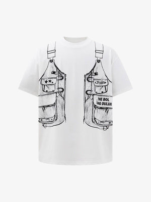 Jacket Print Graphic T-Shirt 