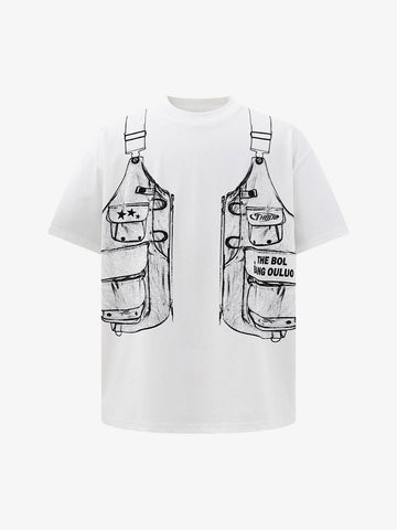 Jacket Print Graphic T-Shirt 