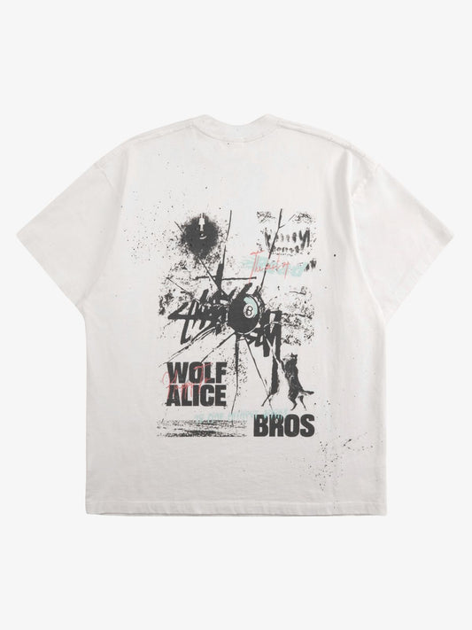 Retro Washed Printed T-shirt 