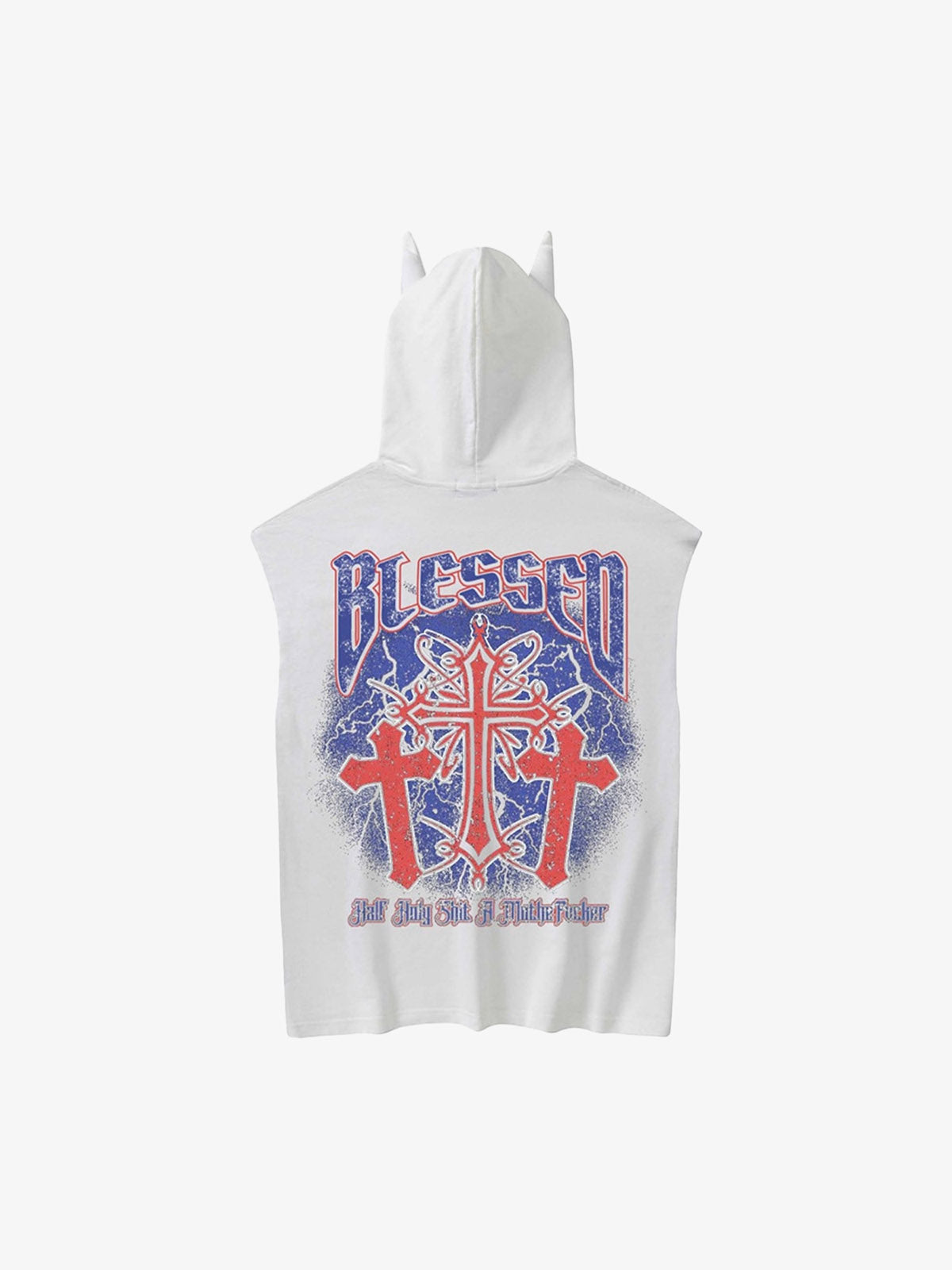 Thesupermade Washed Hooded Cotton Undershirt 