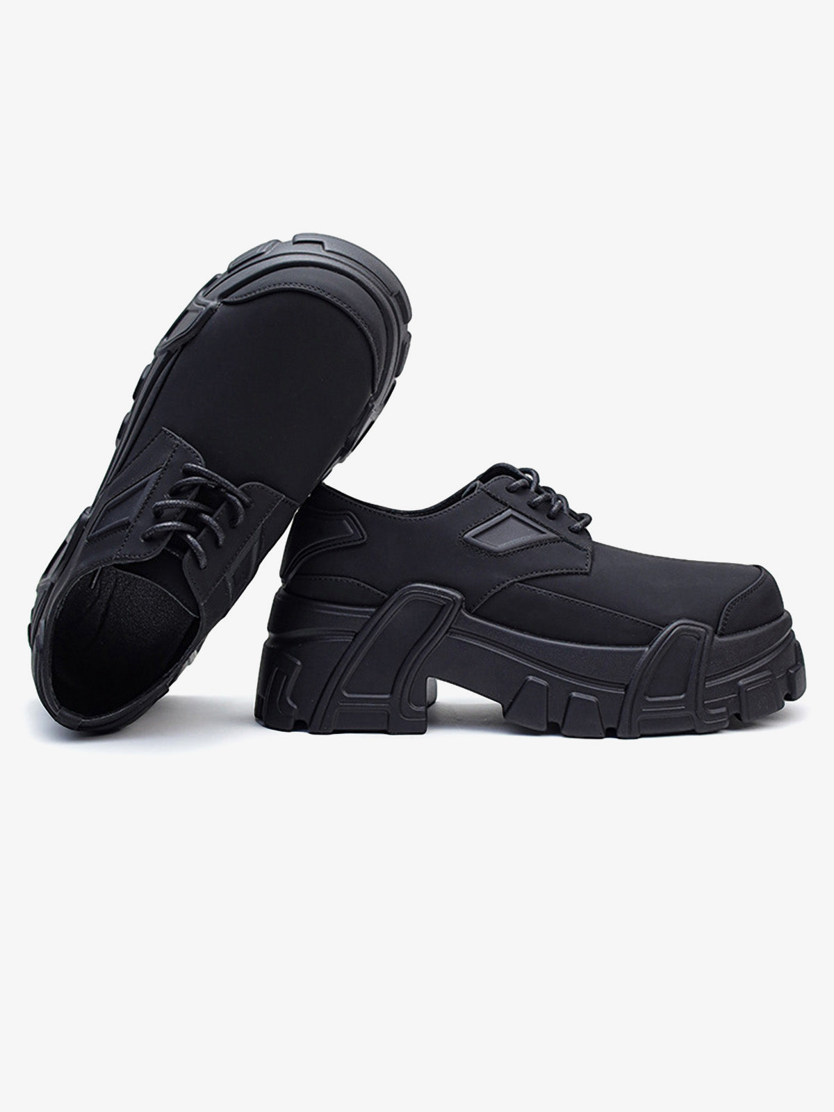 All-Black Platform Shoes 
