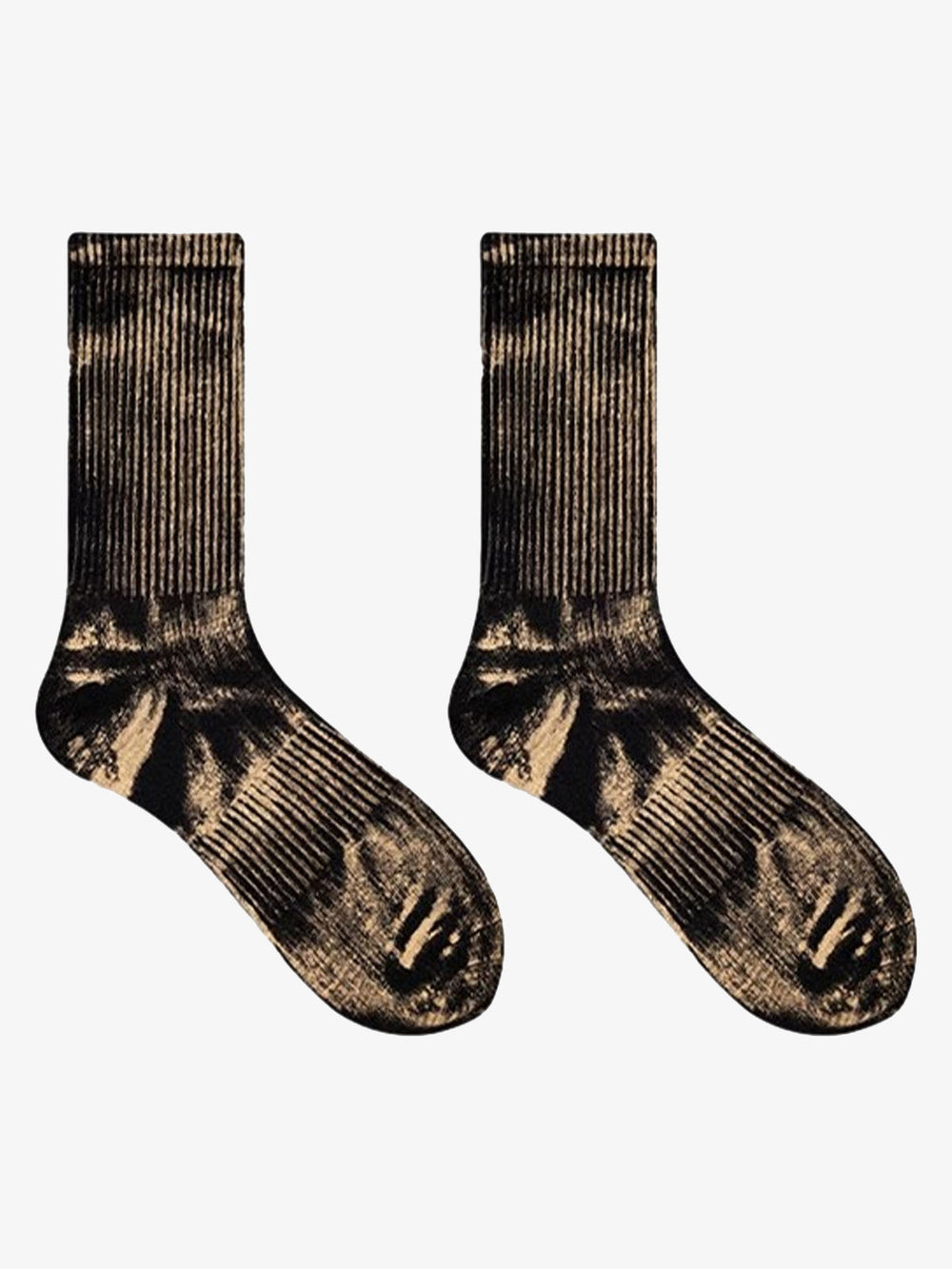 Thesupermade Workwear Distressed Tie-dyed Socks 