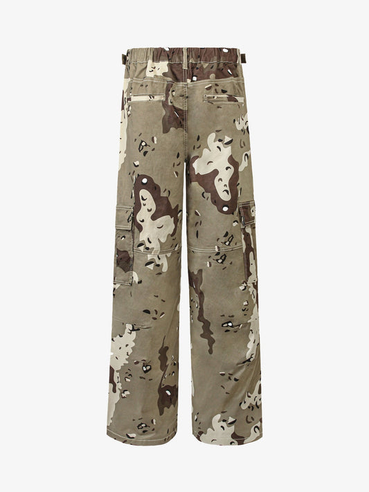 Thesupermade Multi-pocket Cargo Camouflage Pants 