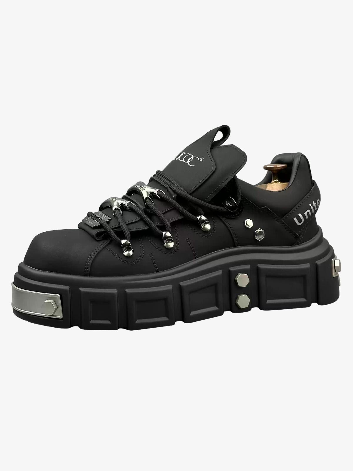 Punk Style Rivet Derby Shoes 