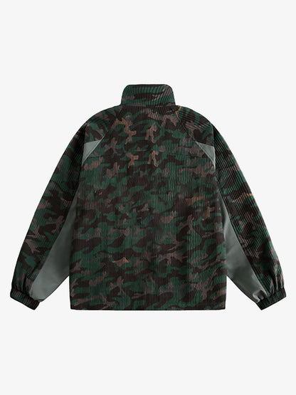 Thesupermade Camouflage Diamond Patchwork Jacket 