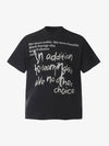 Fun Phantom Letter Print T-shirt 