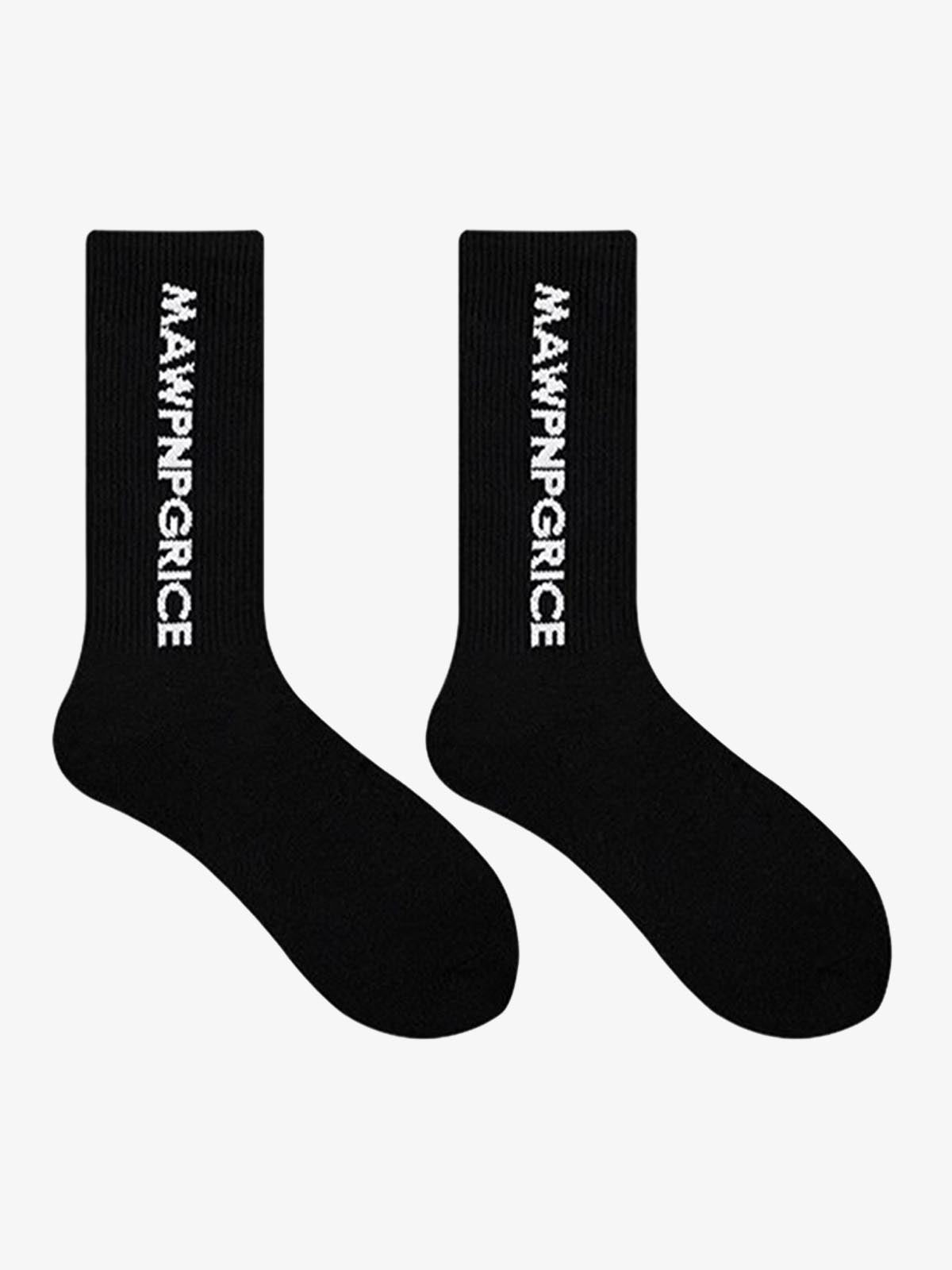 Thesupermade Street Letter Sports Socks 