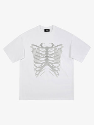 Thesupermade Skull Print T-shirt 