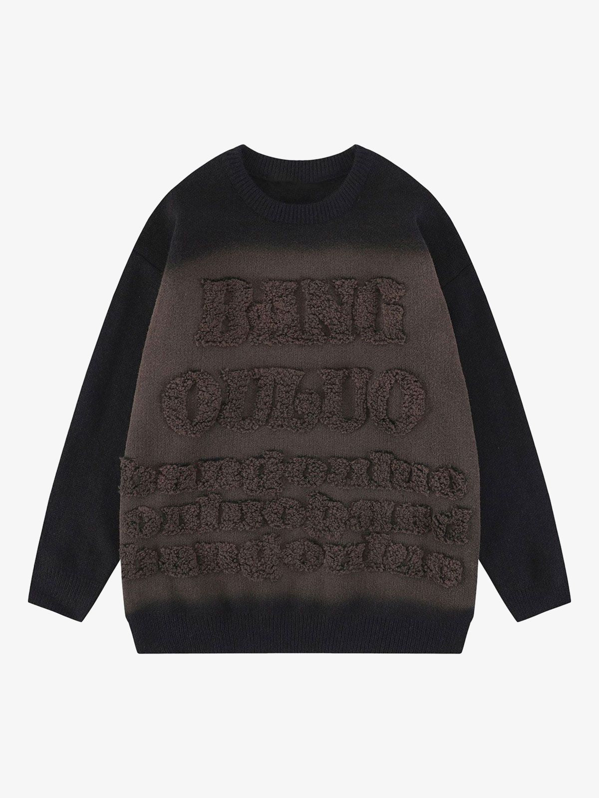 Thesupermade Retro Gradient Crewneck Sweater 