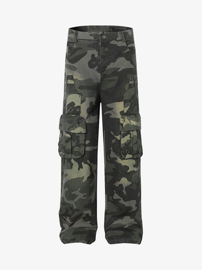 Camouflage Multi-Pockets Cargo Pants 