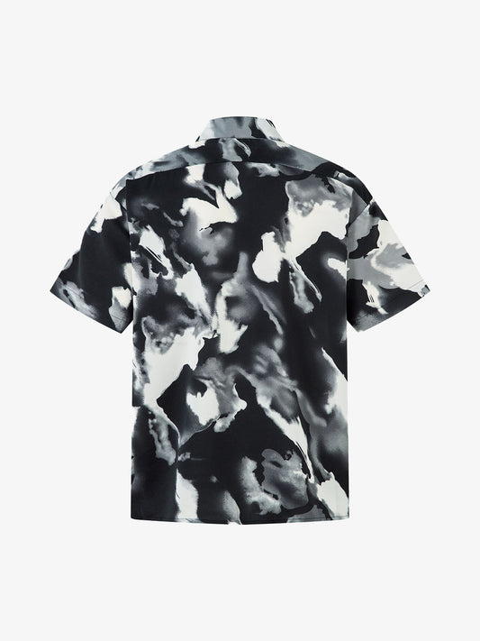 Abstract Tie-Dye Print Shirt 
