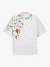 Retro Graffiti Hand-Painted T-Shirt 
