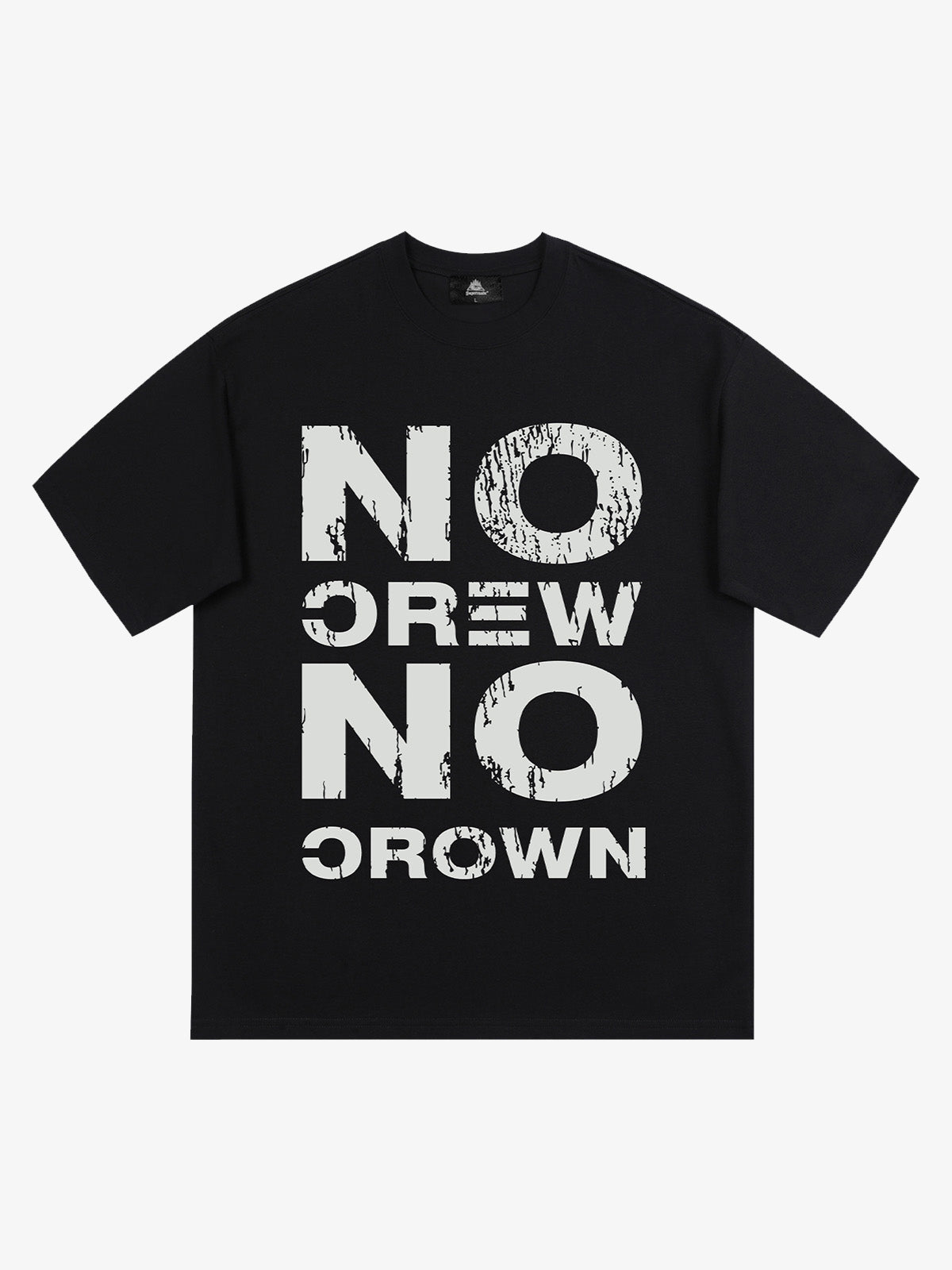 Originl No Crew No Crown Graphic T-Shirt 