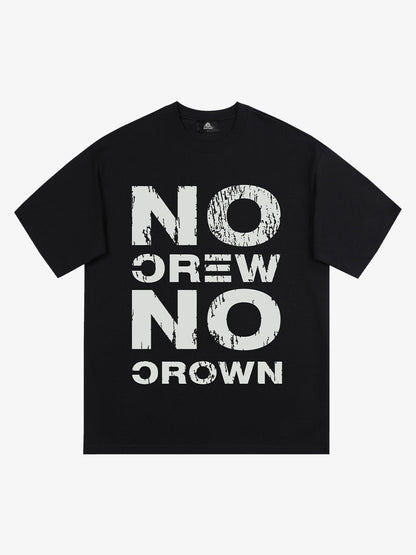 Originl No Crew No Crown Graphic T-Shirt 