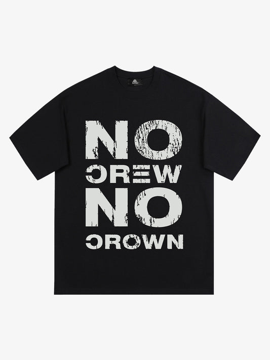 Originl No Crew No Crown Graphic T-Shirt 