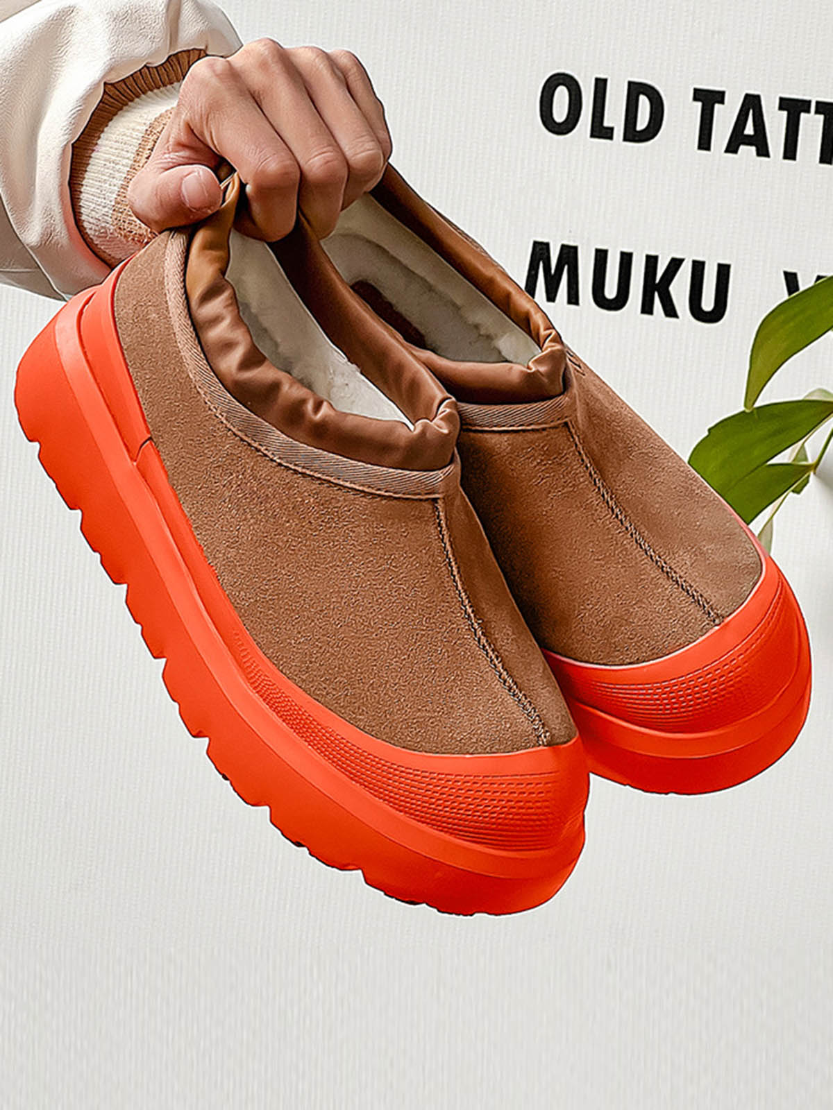 Thesupermade Thick-soled Fleece Fur Snow Boots 