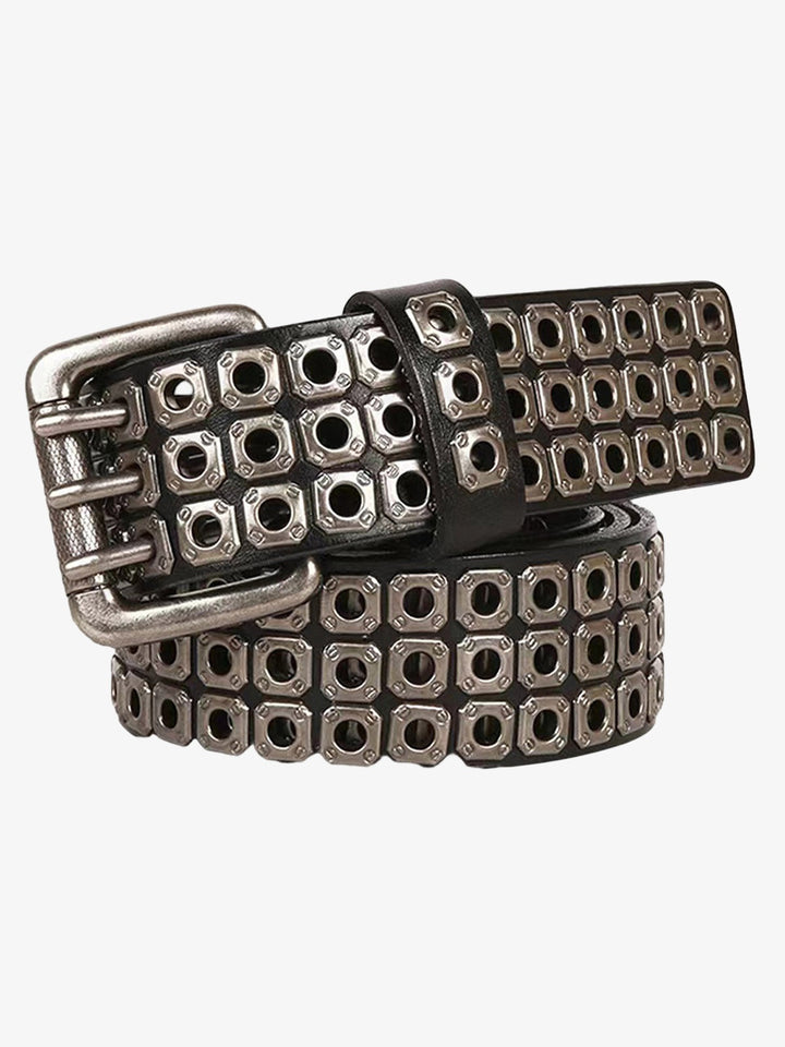 Gothic Dark Style Hollow Rivet Punk Belt - 1993 