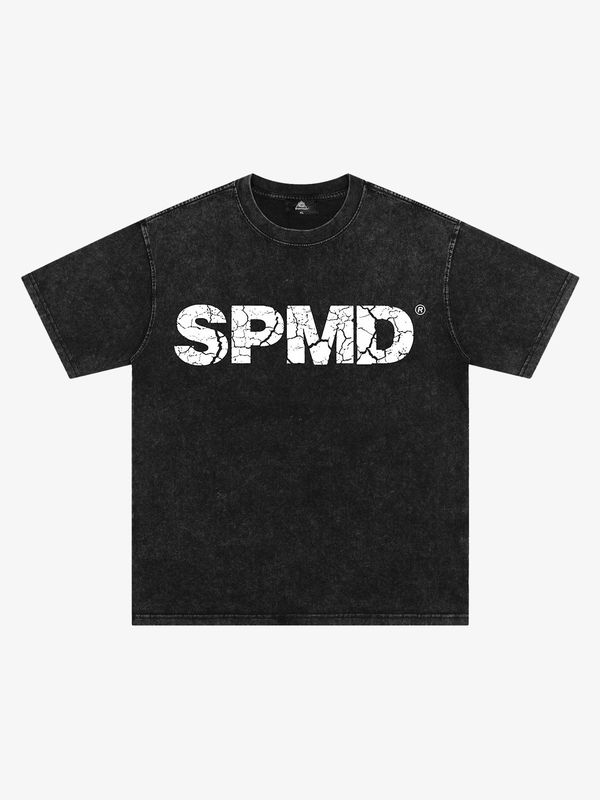 Original Vintage Cracked Letter Graphic T-Shirt 