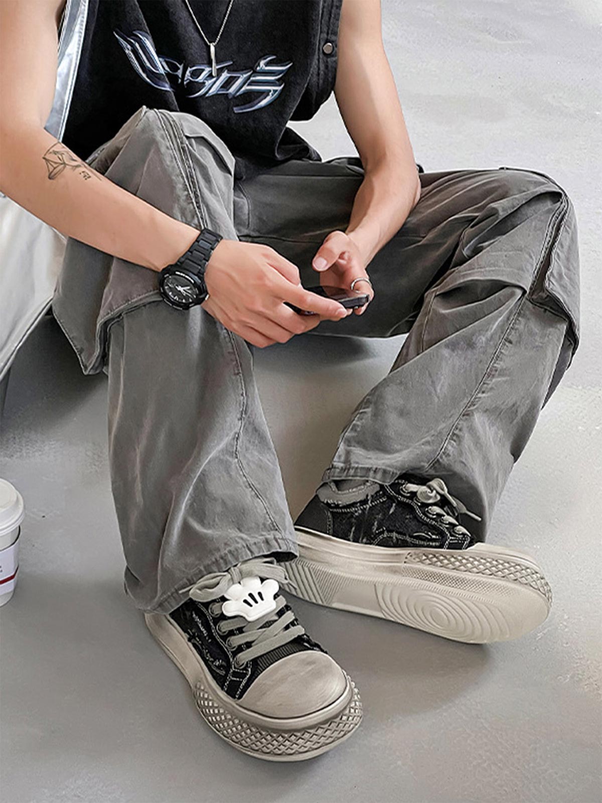 Thesupermade Retro Ugly Cute Street Rap Sneakers - 2113 