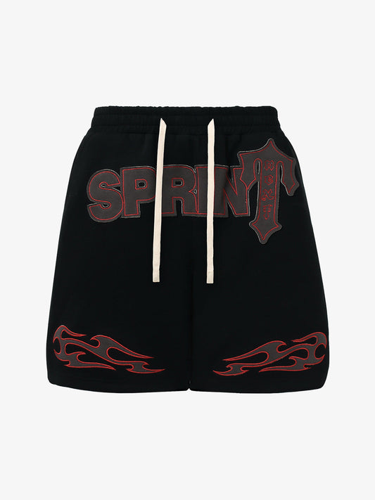 Street Graphic Drawstring Shorts 