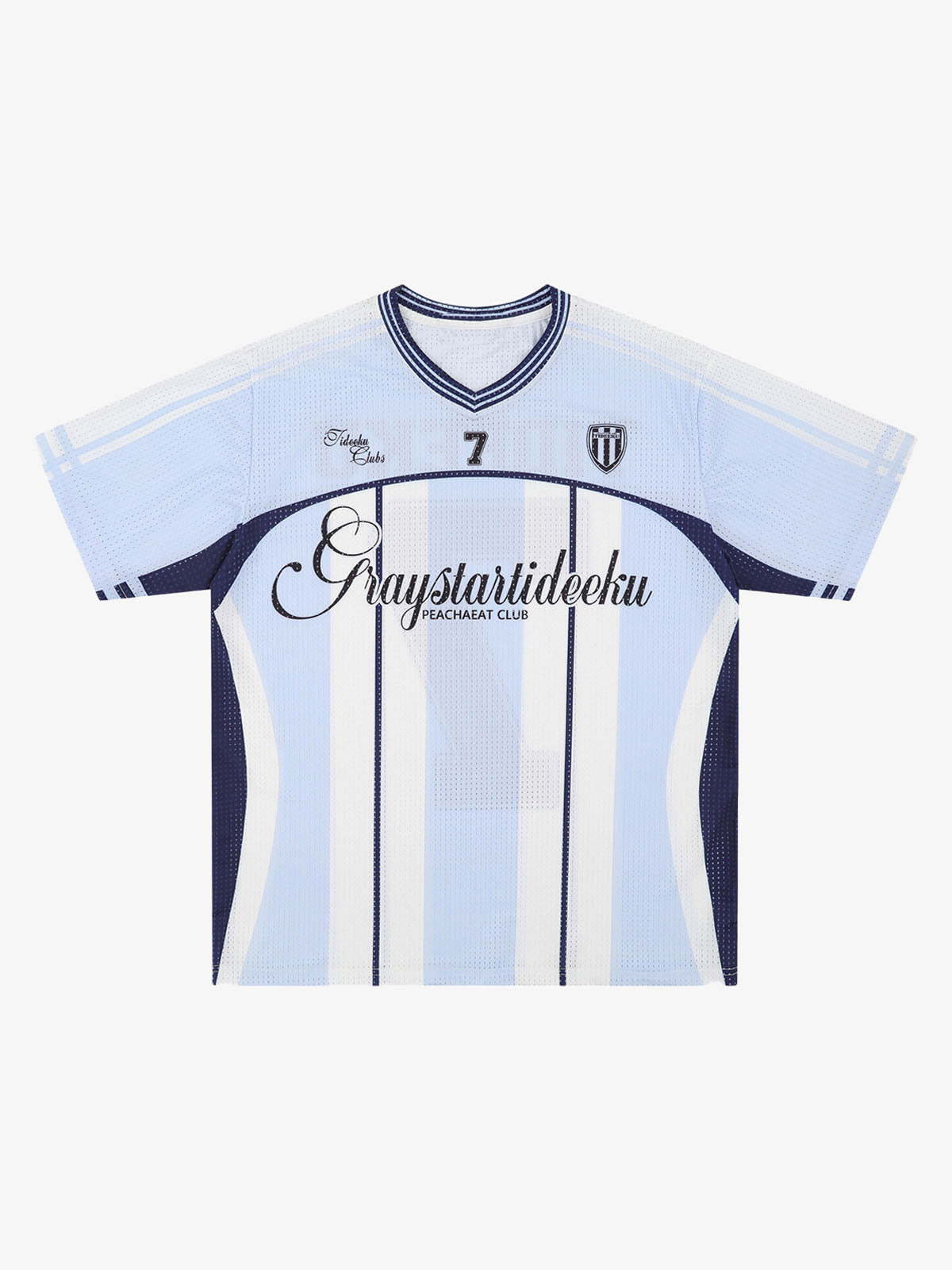 Stylish Striped Sports Jersey T-Shirt 