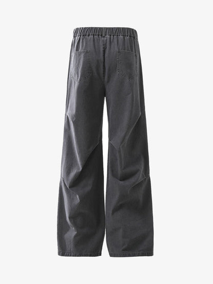 Retro Pleated Cleanfit Baggy Pants 