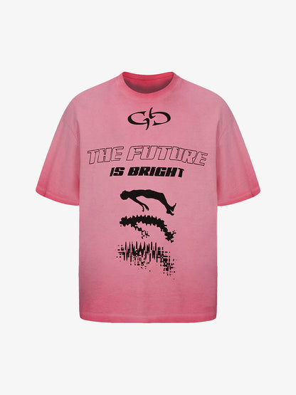 "The Future Is Bright" Graphic T-Shirt 