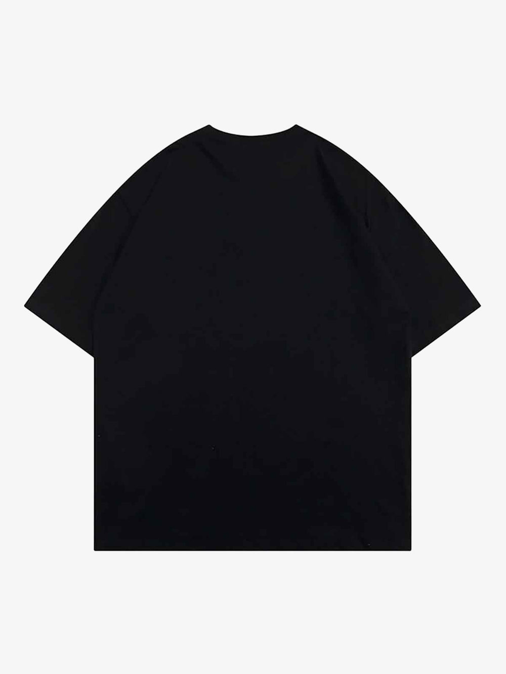 Thesupermade Masked Gangster Portrait Printed T-Shirt-1533 