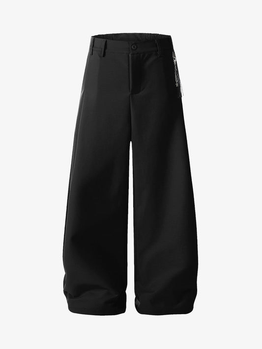 Elastic Waistband Barrel Pants - 2425 