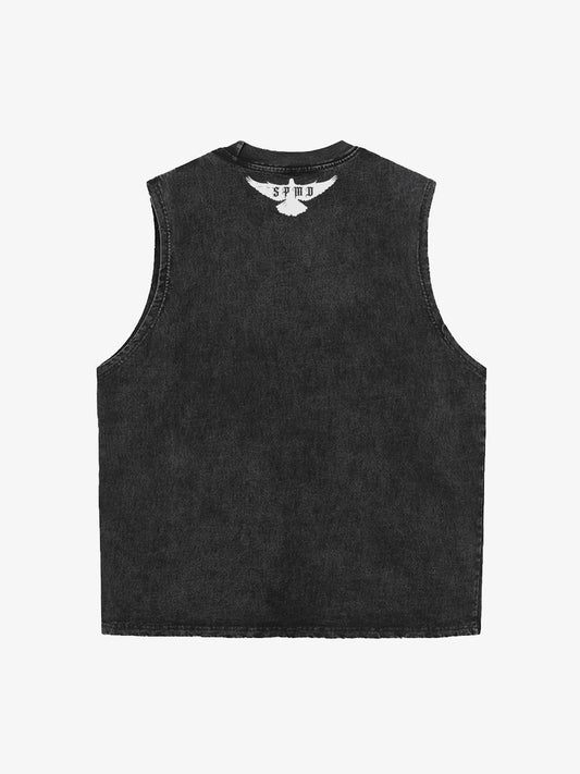 Original Saint Slogan Graphic Vest 